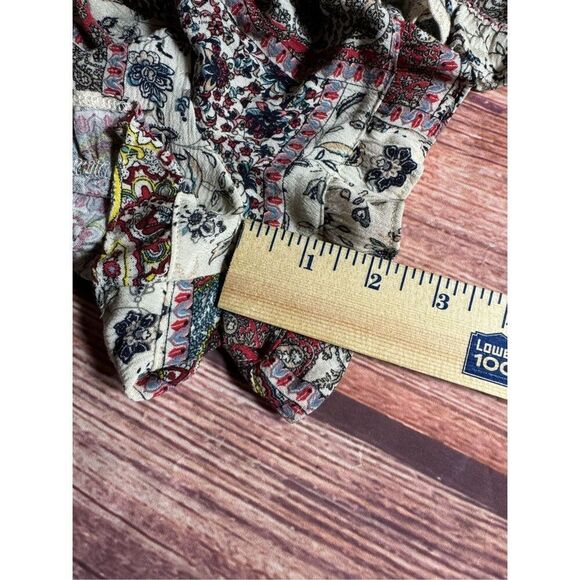 American Eagle Outfitters Women's Boho Paisley Romper Size Small Multicolor - Picture 16 of 16